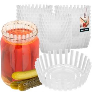 KOTARBAU® presse pour bocaux Fi100 en Plastique 3 paquet de 10 pcs | Presse à cornichons | Presse à kimchi | Pressoir à cornichons | Pressoir à kimchi | presse cornichions | presse kimchi | presse pot (KOTARBAU, neuf)