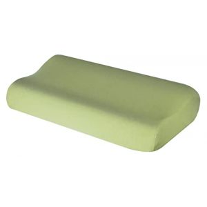 Theonoi Housse de coussin pour traversin et coussin de santé en coton, pour tailles de 35 x 60 à 45 x 75 cm (vert pomme 107) (Theonoi, neuf)