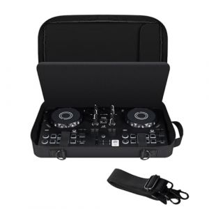 YipuVR Étui de contrôleur DJ pour DDJ-FLX2, sac de voyage souple compatible avec Hercules Inpulse 200/Inpulse 200 MK2/DDJ-WeGO4/, Inpulse 200 Étui pour câble et accessoires avec bandoulière réglable, (YipuVR, neuf)