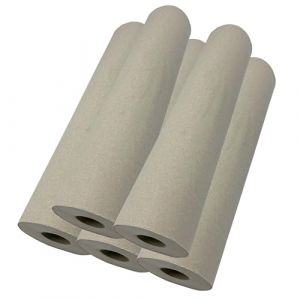 DSTOCK60-5 Rouleaux de Drap d'Examen Gaufré écologique - écru - 2 plis - 50 cm x 35 cm - 135 formats - Rouleau de Drap Médical, Drap de Massage en rouleau (Lot de 5) (DSTOCK60, neuf)
