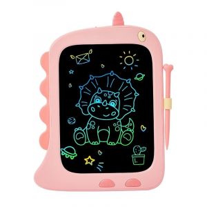 Bagy Tablette D'&eacute;criture LCD de 8,5 Pouces,Tablette Graphique, Ardoise Magique,Tablette Dessin Enfant de 2 3 4 5 6 7 Ans Filles et Gar&ccedil;ons Cadeau d'anniversaire pour Les Enfants Dinosaure Jouet (Rose) (Bagy market, neuf)