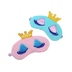 2 Pièces bandeau pour les yeux longs cils patch yeux bandeau yeux eye mask cache yeux Masque pour les yeux pour les filles masque pour les yeux de dessin animé masque yeux rose FRCOLOR (Laners, neuf)
