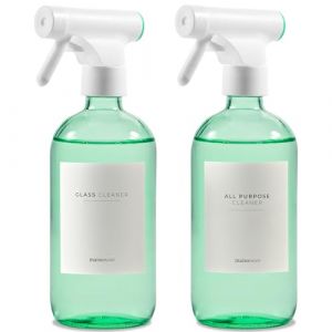 MaisoNovo Flacon pulvérisateur pour plantes - 500 ml Vert x 2 avec 16 étiquettes (Maisonovo, neuf)