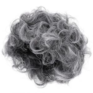 HOODANCOS Perruque Femme Mamie Grise Courte Cosplay D&eacute;guisement Adulte Accessoire Confortable pour F&ecirc;te Halloween Carnaval (Serendidi, neuf)