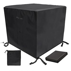 Rectangulaire Housse de Protection 123x123x74cm Housse de Protection pour Salon de Jardin rectangulaire/Ovale Housse De Protection Salon De Jardin Carré Housse De Meuble De Jardin Bache 420D Oxford (Zhongtaokuajingkejiyouxiangongsi, neuf)