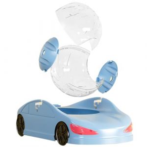 Lpsdssre Roue d'exercice du Hamster, Wheel Sport Hamster - Voiture de Jouets de Roue de Sport Silencieux pour Furet | Boule de Course &agrave; Petit Animal de Compagnie dr&ocirc;le pour Les Hamsters Ferret Petit (JLqcypccp, neuf)