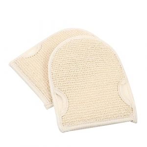 BESTYASH 2 Pi&egrave;ces Mitaines Exfoliantes Pour Corps Lot De Bain Brosse De Bain Lingette Exfoliante Pour (Feast of Yan, neuf)