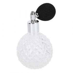 FRCOLOR Flacon Vaporisateur Parfum Vintage Verre avec Poire Air Rechargeable et Pratique pour Lotion et Huile Transparent &Eacute;l&eacute;gant (Different Quality, neuf)