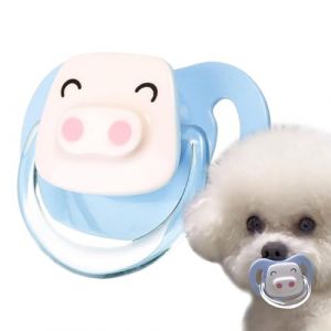 Petit jouet pour chien - Tétine apaisante en silicone - Tétine anti-morsures pour chat, chaton, jouet apaisant pour petits chiens et chats (NAIXUE-FR, neuf)