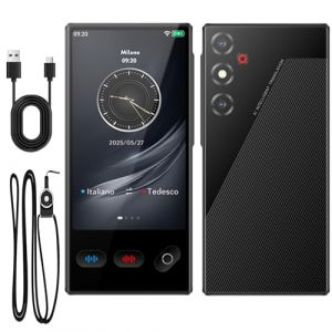 VXVMN Traducteur Simultan&eacute; Vocal AI avec 148 langues en ligne/19 Langues Hors Ligne(Fran&ccedil;ais Hors Ligne), Traducteur Vocal Instantan&eacute; avec Traduction par Photo, 5 M&eacute;gapixels (DUOYOUMI-EU, neuf)