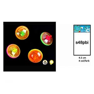 Lot de 3 - Toupie Lumineuse 4.5cm Mix (LP-Divertissements, neuf)