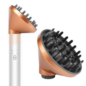 Diffuseur amélioré pour Dyson Airwrap, conversion pour Dyson Airwrap Styler en diffuseur de sèche-cheveux, pour buse de fixation Airwrap, 973365-01 (cuivre rich) (Fast Media Ships From USA, neuf)