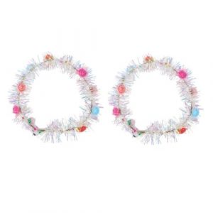 Cabilock 2 pi&egrave;ces Lumineux Cerceau Cheveux Couronne Fleurs Accessoire F&ecirc;te Confortable pour Portraits et Usage Quotidien Couleur Al&eacute;atoire Couleur Al&eacute;atoire (Thomas Zack Yang, neuf)