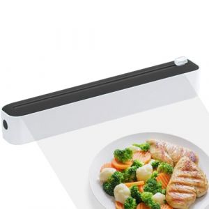Alovez Distributeur de Film,Boîte de Découpe de Film Plastique, Rangement Papier Alu Et Film Alimentaire,Distributeur de Film Plastique avec Cutter,Dérouleur Film Alimentaire pour Cuisine (Noir) (hexiaolonglong, neuf)