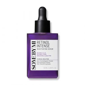 SOME BY MI Retinol Intense Reactivating Serum &ndash; 50ml &ndash; S&eacute;rum cor&eacute;en au bakuchiol & r&eacute;tinol &ndash; Raffermit la peau, r&eacute;duit les pores et les signes de l'&acirc;ge &ndash; Soin cor&eacute;en (SOME BY MI_FR_Official, neuf)