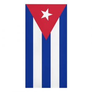 UBBVPKY Serviette De Plage - Grande Serviette De Bain en Microfibre avec Imprim&eacute; Drapeau National De La R&eacute;publique De Cuba pour Adultes Et Enfants Absorbante sans Sable S&eacute;chage Rapide 90X180Cm (anan2024, neuf)
