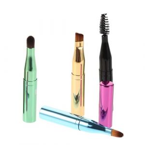 HAPINARY Pinceaux Maquillage Voyage Pinceaux Sourcils Yeux Set Portable Applicateurs Fard Paupi&egrave;res Make-up (Gan Gardner, neuf)