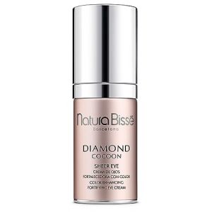 Natura Biss&eacute; Diamond Cocoon Sheer Eye | Soin Contour des Yeux Anti-&Acirc;ge avec Couleur &agrave; l'Acide Hyaluronique, Vitamine PP et Extrait de Fermentus Glaciarum | 25 ml (Natura Biss&eacute;, neuf)
