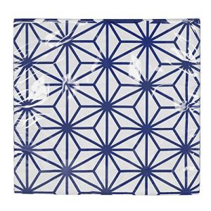 Tokyo Design Studio Serviettes Nippon Bleu 20pcs pack étoiles – Wave 2 33 x 33 cm (The Oriental Shop, neuf)