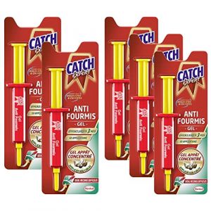 CATCH Lot de 5 Seringues 10 g Gel Anti-Fourmis (Stock Bureau Maison Bien-être, neuf)