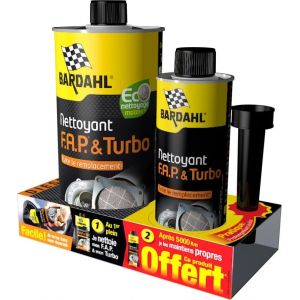 Lot nettoyant FAP et Turbo BARDAHL 1L+300ml offerts (bidon) (RoadWayz, neuf)