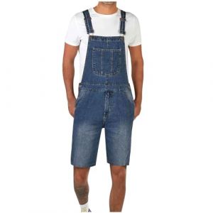 Salopette Short Jeans Homme Grande Taille pour Hommes Cadeau Futur Papa Jogging Slim Fit Jean Overalls denim Combinaison Pantacourt avec Bretelles Réglables Jean Mode Jumpsuit en denim Pas Cher (⭐⭐⭐⭐⭐AEGJEGVD⭐⭐⭐⭐⭐, neuf)