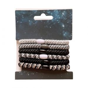 Kknekki 6 pcs Original Elastique Cheveux,Knekkies Chouchou Cheveux Femme Pour Cheveux &eacute;pais,Knekki Elastiques &agrave; Cheveux Epais Sans Dommages,&eacute;lastiques Doux,Accessoires Cheveux Fille,Enfant,Homme (A) (zinhay, neuf)