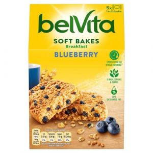 Belvita Biscuits pour petit déjeuner Soft Bakes Myrtille, 250 g (YBMG, neuf)