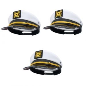 LIFKOME 3 Pcs Brodé Marine Chapeau Chapeaux De Camionneur Marin Casquette Costume De Marin Chapeau Chapeau Bébé Casquette De Baseball Chapeau Pour Hommes Bébé Chapeau De (Yaeerang, neuf)
