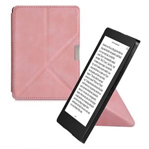 kwmobile Étui Compatible avec Kobo Aura Edition 2 Coque - Étui à Rabat magnétique Tablette eReader Similicuir - Rose Ancien (SX-Commerce, neuf)