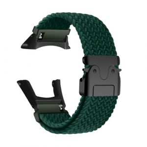 Tress&eacute; Bracelet en Nylon Compatible avec Suunto Ambit 3/3 Run/2/2R/2S/1/Sport Bracelet, R&eacute;glable Boucles Lat&eacute;rales en M&eacute;tal Sport Hommes Femmes Bande de Rechange pour Suunto Ambit 3 Sangles (1) (Kemikeji, neuf)