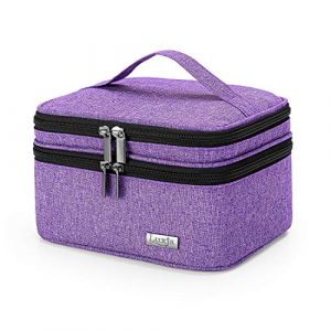 Luxja Box pour Organisateur d'huile Essentielle pour Huile parfum&eacute;e et Accessoires (30 Bouteilles), Violet (SILIDE EU, neuf)
