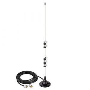 Bingfu Antenne VHF UHF 144/430 MHz Bibande Antenne Radioamateur Mobile Base Magn&eacute;tique PL259 M&acirc;le Cavo 3m pour BTECH ICOM Midland TYT AnyTone V&eacute;hicule Voiture Camion Radio Bidirectionnel (Toiot, neuf)