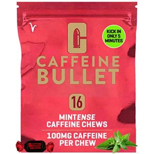 Caffeine Bullet: 16 bonbons &agrave; la menthe &ndash; mieux que les gels &eacute;nerg&eacute;tiques, chewing-gums et g&eacute;lules caff&eacute;in&eacute;es. 100mg de caf&eacute;ine pour marathon, coureurs, cyclisme, sports d'endurance et gymnase. (Caffeine Bullet -  D&eacute;passe les Gels Energ&eacute;tiques, neuf)
