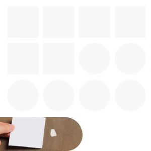 Zerabidpro 12 Patchs de R&eacute;paration Transparent Imperm&eacute;able en TPU &ndash; Autocollants pour R&eacute;parer Tentes, Matelas Gonflables, Doudounes, Bateaux Gonflables et Accessoires de Camping. (BOSHUYINGZAO, neuf)