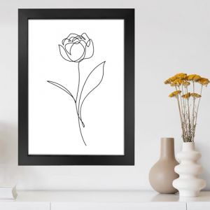 Nutabevr DIN A3 Cadre Photo Carré 29.7 x 42 cm, avec Moderne vitre en plexiglas, Cadre Bois suspendre, Affichage Vertical, Horizontal, pour collage photos, galerie d'images, Cadre Decoration Murale (Timkatt Store, neuf)