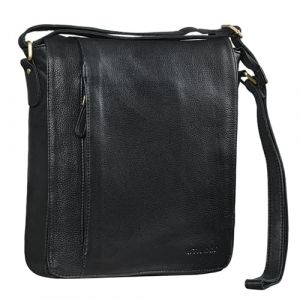 STILORD 'Paul' Sac Bandouli&egrave;re pour Homme Cuir Vintage Sac pour Tablette MacBook 13,3 Pouces A4 Besace Sac Messager Sac &agrave; Main, Couleur:Noir (STILORD Cuir, neuf)