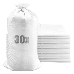 WOPPLXY 30 Pièces Sac à Gravats, 65 x 105 cm Sac Gravat, Sacs a Gravats en Polypropylène pour le Chantier, Gravier, Sable, Feuilles (WOPPLXY, neuf)