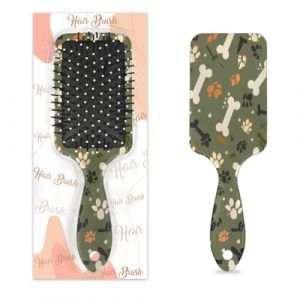 Mexpekil Brosse à cheveux de massage pour homme et femme - Brosse démêlante pour cheveux humides ou secs - Peignes à coussin d'air doux (os de chien) (HSYOYO, neuf)