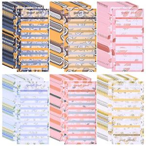 60 Feuilles de Budget, Planner A6, 6 Trous Feuilles de Budget, Recharges pour Organisateur de Budget, Feuilles Organisatrices d'Argent Accessoires pour Bureau, Maison et École（A） (qiwuhai, neuf)