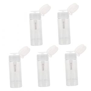 FRCOLOR Lot De 5 Flacons Vides Pour Dissolvant Pour Ongles En Gel Distributeur De Pour Les Mains Flacons À Pompe Flacons À Pompe Flacons À Pompe De Voyage Démaquillant (Laners, neuf)