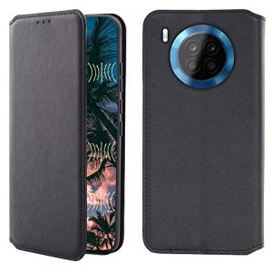 CEKA TECH Coque pour Honor 50 Lite/Huawei Nova 8i,Etui Housse avec Fermeture magnétique,Portes Cartes pour (Honor 50 Lite, Noir) (KITETE, neuf)