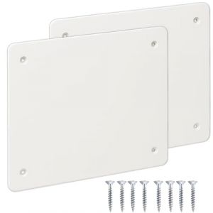 2 couvercles pour boîte de dérivation – couvercle de boîte électrique d'extérieur – couvre-tableau électrique – disponible en plusieurs dimensions (160 x 130 mm) (Bricolevante, neuf)