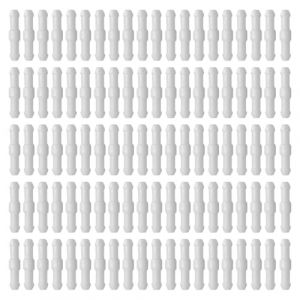 100 Raccord Tuyau, Durite Lave Glace Voiture, Adaptateur Durite Anti-&eacute;claboussures, Tuyau Isolant et Tuyau Aspiration Pompe Blanc pour Syst&egrave;me de Lavement de Parabrises (ZHEMAN, neuf)