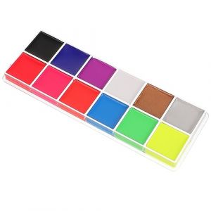 MERRYHAPY Kit De Peinture Corporelle Fluorescente Pour Halloween Couleurs De Maquillage Pour Visage Et Corps Pour Fêtes Et Cosplay (Tanomi, neuf)