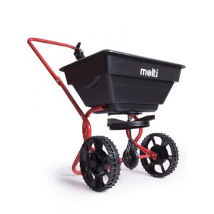 molti Epandeur Semoir 3L 12L 14L Epandeur Manuel avec Double Barre de pouss&eacute;e Semoir &agrave; Gazon Epandeur d'engrais Epandeur de sel Epandeur de graines pour Engrais Gazon (14 L) (SPORT-LINE, neuf)