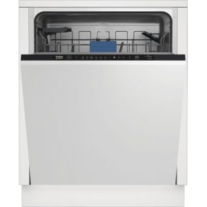 BEKO KBDIN165E, Lave-vaisselle Encastrable 60 cm, 14 Couverts, Technologie Selfdry, 6 Programmes, Noir mate (Super10count, neuf)