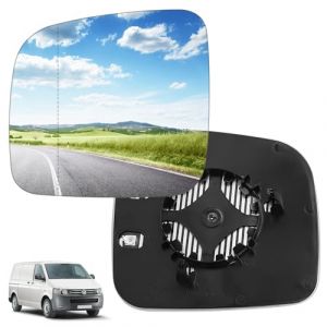 DBREAKS Glace De R&eacute;troviseur Chauffant, VW T5 2003-2009&Caddy 2004-2015, Verre de R&eacute;troviseur Remplacement, Vitre de r&eacute;troviseur chauffant de remplacement(Gauche) (AMIGOB, neuf)