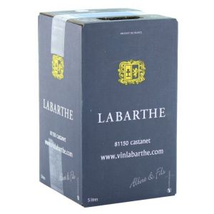 Cubi de Vin Rouge 5 L - AOC Gaillac - Domaine de Labarthe (jemangefrancais, neuf)