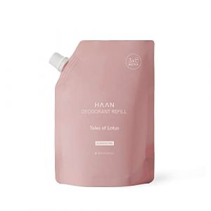 HAAN - Recharge déodorant pour peau sensible sans aluminium 120ml - Vegan avec complexe prébiotique - Parfum Tales of Lotus (Salontotal, neuf)